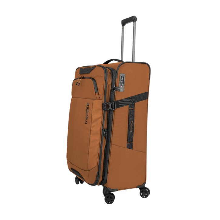 Travelite BRIIZE Trolley 4w L exp. curry
